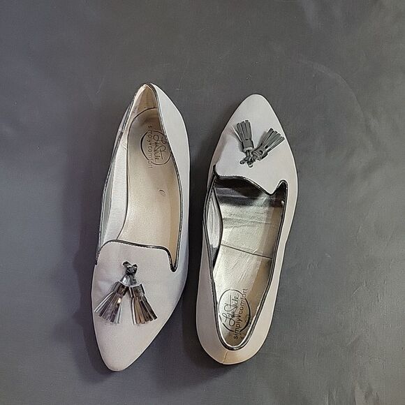 LIFETRIDE SIMPLY SUEDE TASSEL EMBELLISHMENTS POINTED TOE WOMEN"S FLAT - Picture 9 of 15